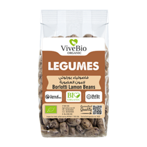 Vive Bio Organic Borlotti Lamon Beans