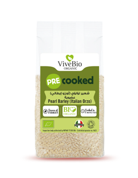 Vive Bio Organic Precooked Pearl Barley (Italian Orzo)